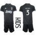 Billige Juventus Gleison Bremer #3 Børnetøj Tredjetrøje til baby 2023-24 Kortærmet (+ korte bukser)